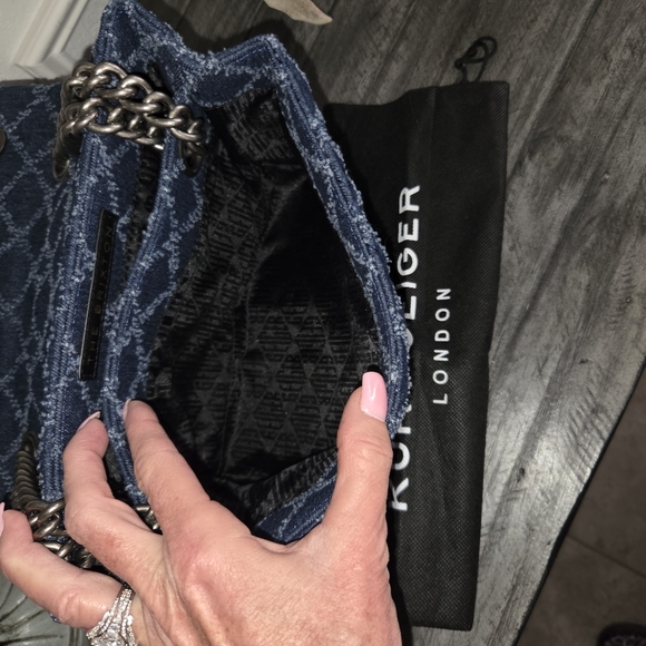 Kurt Geiger Denim Bag - Picture 2 of 7